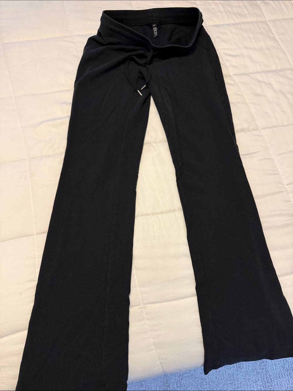 Cotton On Body Black Flare Drawstring Pants